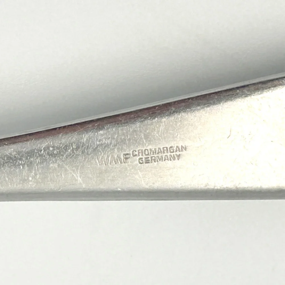VTG WMF Cromargan Germany Slotted Spatula Turner Silver Stainless Steel MCM 10in